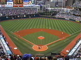 A view from the Upper Deck at Jacob's Field