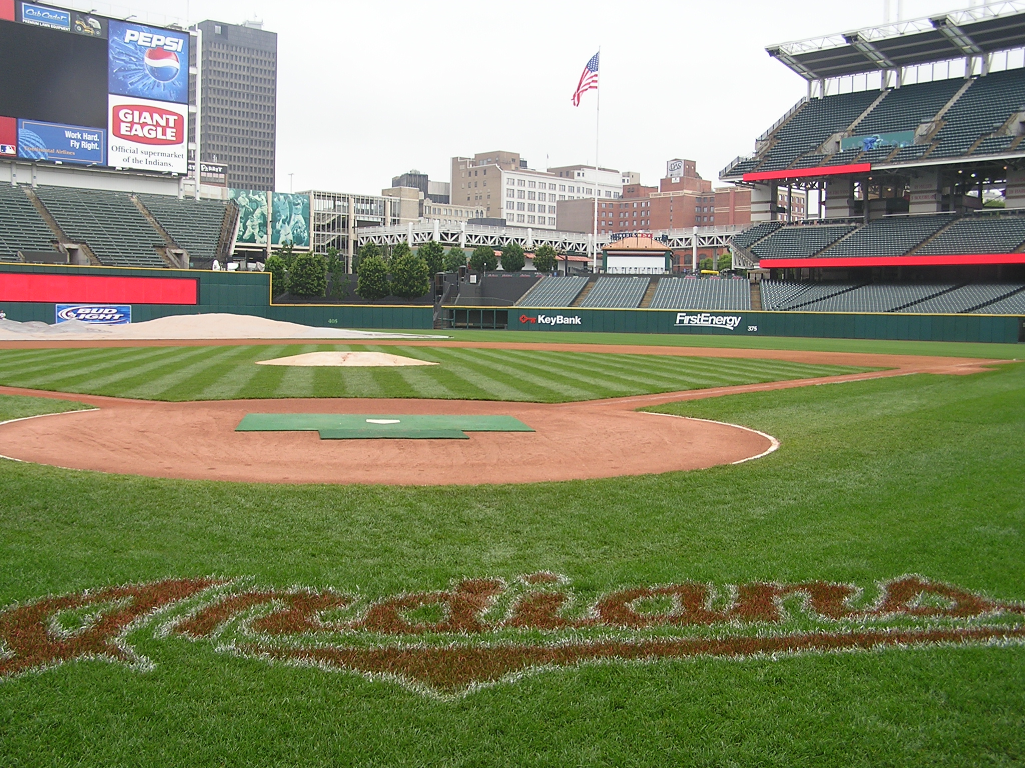 A view from behind Home Plate